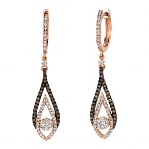 DIAMOND &MOCHA DIAMOND EARRING