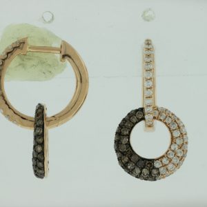 DIAMOND &MOCHA DIAMOND EARRING