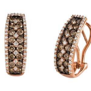 DIAMOND &MOCHA DIAMOND EARRING