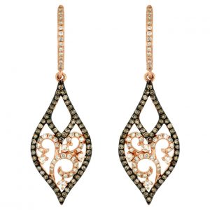DIAMOND &MOCHA DIAMOND EARRING