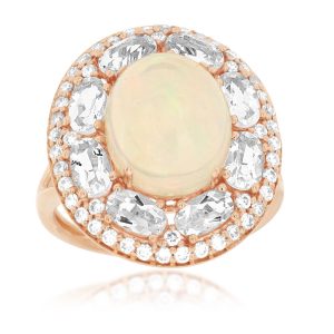 OPAL & DIAMOND RING