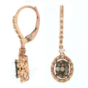 DIAMOND &MOCHA DIAMOND EARRING