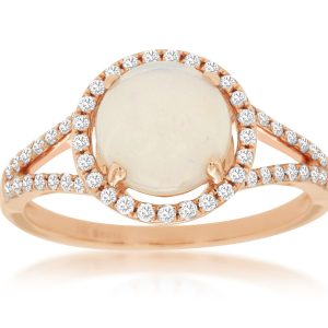 OPAL & DIAMOND RING