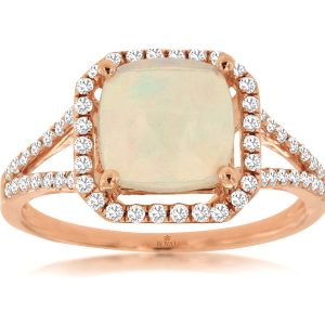 OPAL & DIAMOND RING