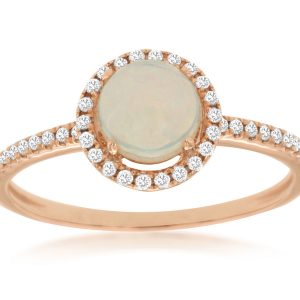 OPAL & DIAMOND RING