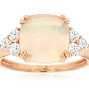 OPAL & DIAMOND RING