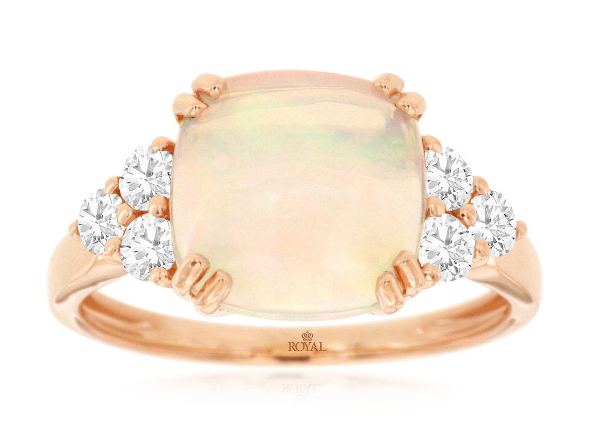 OPAL & DIAMOND RING