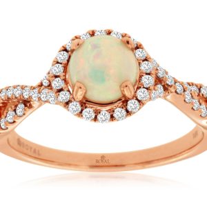 OPAL & DIAMOND RING