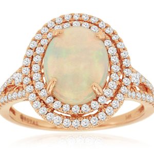 OPAL & DIAMOND RING