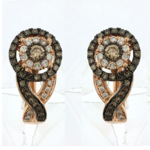DIAMOND &MOCHA DIAMOND EARRING
