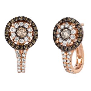 DIAMOND &MOCHA DIAMOND EARRING