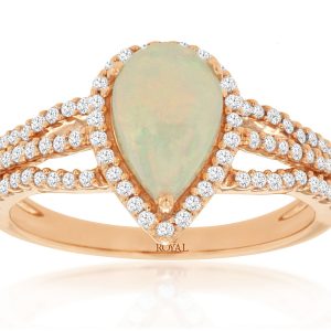 OPAL & DIAMOND RING