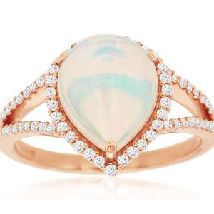 OPAL & DIAMOND RING