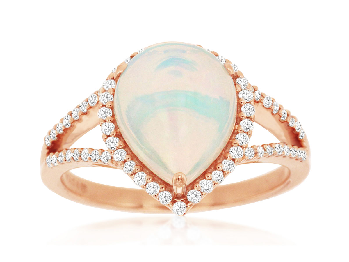 OPAL & DIAMOND RING
