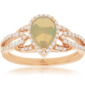 OPAL & DIAMOND RING