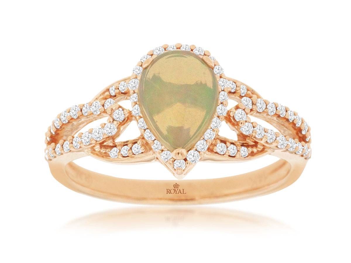 OPAL & DIAMOND RING