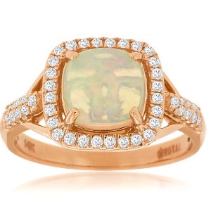 OPAL & DIAMOND RING