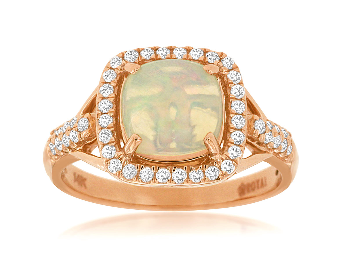 OPAL & DIAMOND RING