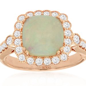 OPAL & DIAMOND RING