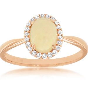OPAL & DIAMOND RING