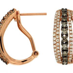 DIAMOND &MOCHA DIAMOND EARRING
