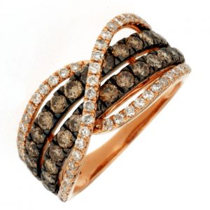 DIAMOND & MOCHA DIAMOND RING