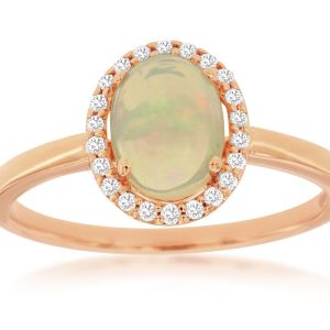 OPAL & DIAMOND RING