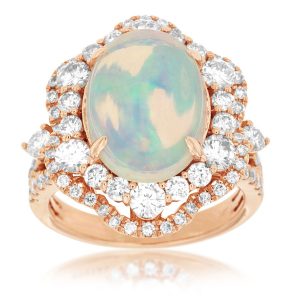 OPAL & DIAMOND RING