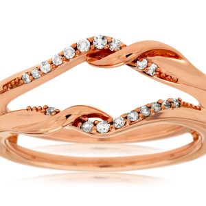 LADIES DIAMOND INSERT RING