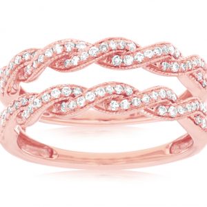 LADIES DIAMOND INSERT RING
