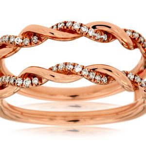 LADIES DIAMOND INSERT RING