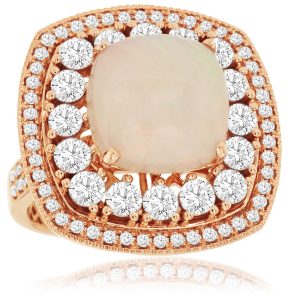 OPAL & DIAMOND RING