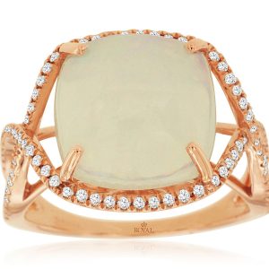OPAL & DIAMOND RING