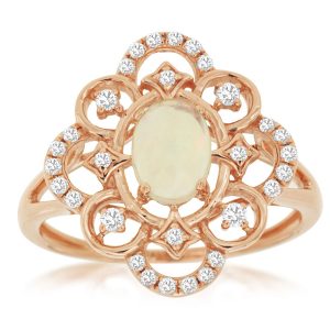 OPAL & DIAMOND RING