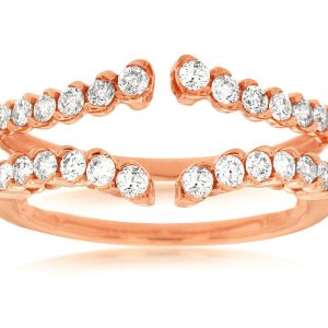 LADIES DIAMOND INSERT RING