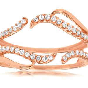 LADIES DIAMOND INSERT RING