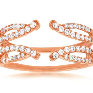 LADIES DIAMOND INSERT RING