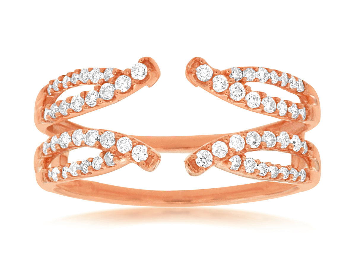 LADIES DIAMOND INSERT RING