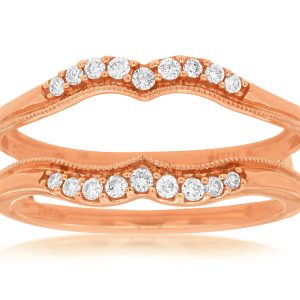LADIES DIAMOND INSERT RING