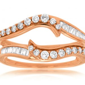 LADIES DIAMOND INSERT RING