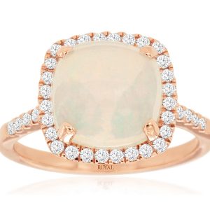 OPAL & DIAMOND RING