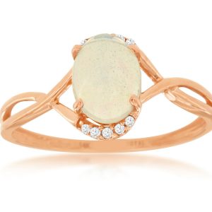 OPAL & DIAMOND RING