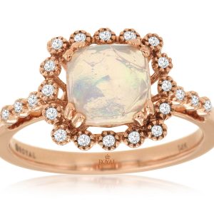 OPAL & DIAMOND RING