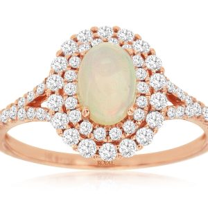 OPAL & DIAMOND RING