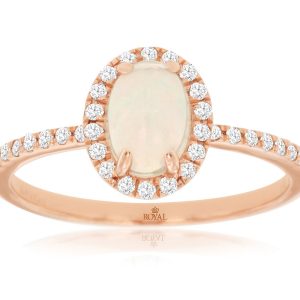 OPAL & DIAMOND RING