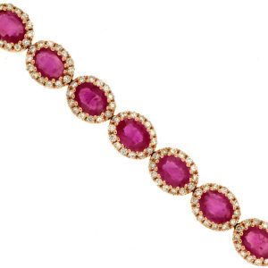 RUBY & DIAMOND BRACELET
