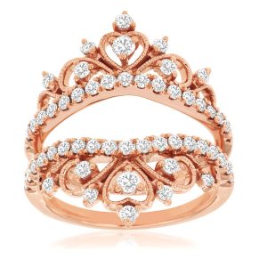 LADIES DIAMOND INSERT RING