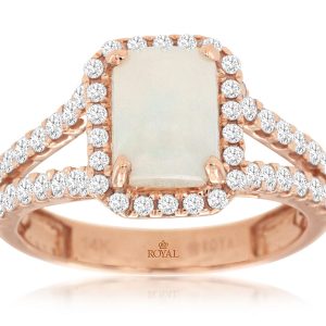 OPAL & DIAMOND RING