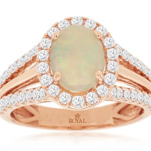OPAL & DIAMOND RING