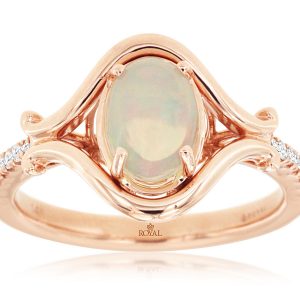 OPAL & DIAMOND RING